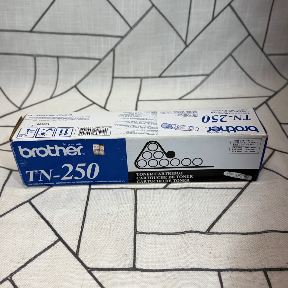 Brother Toner Cartridge TN-250 Black Genuine OEM Open Box
